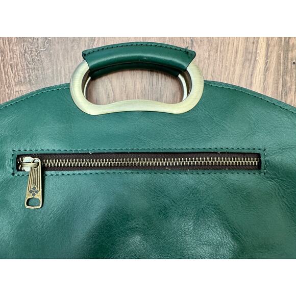 Patricia Nash Valletta Soft Green Top Handle Satchel Bag Handbag NWT leather - Picture 3 of 8
